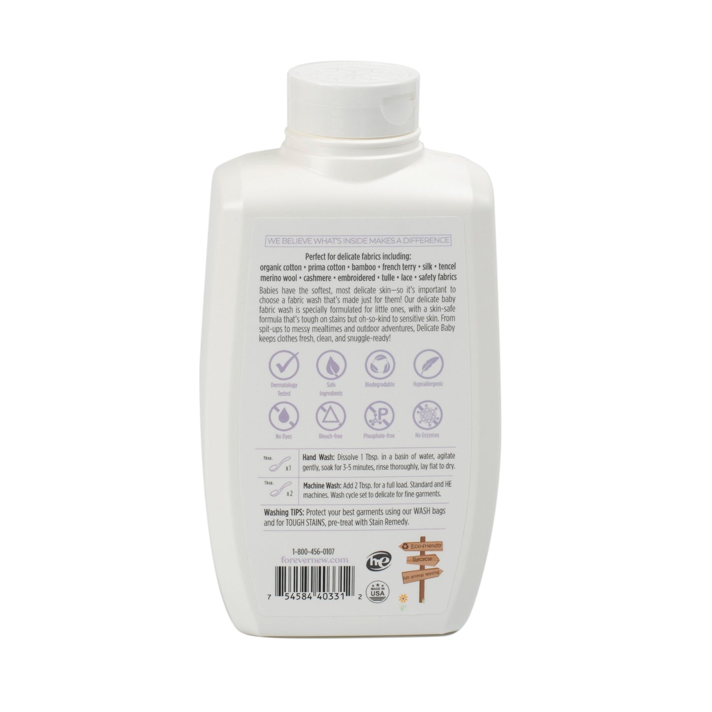 LIQUID Baby Delicate Laundry Detergent - Fragrance Free