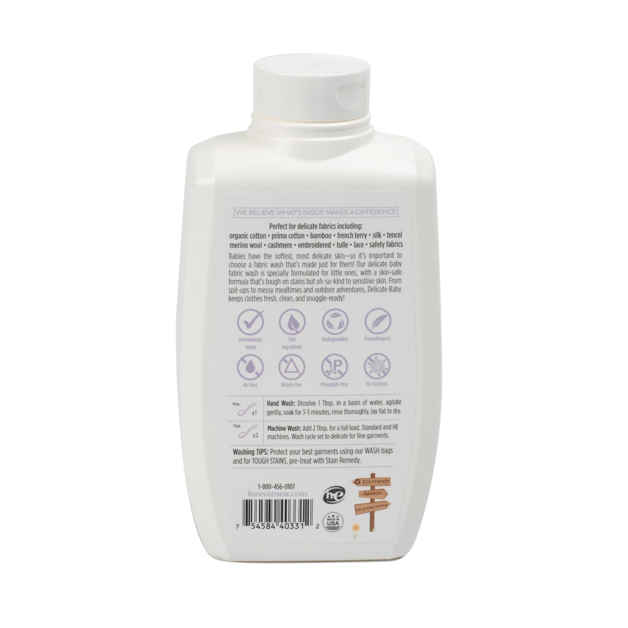LIQUID Baby Delicate Laundry Detergent - Fragrance Free