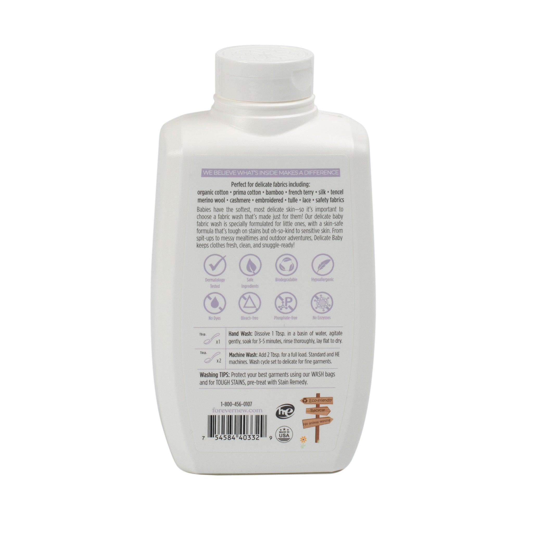 LIQUID Baby Delicate Laundry Detergent - Clean Cotton Scent