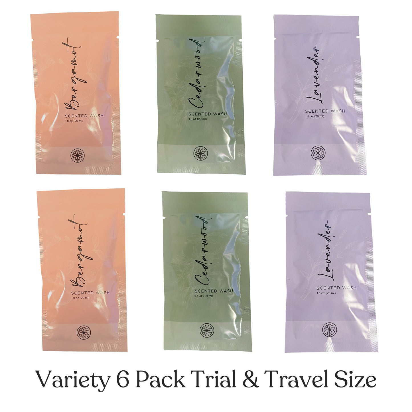 Variety 6 Pack Scented Collection (1 oz each) Travel & Trial Size