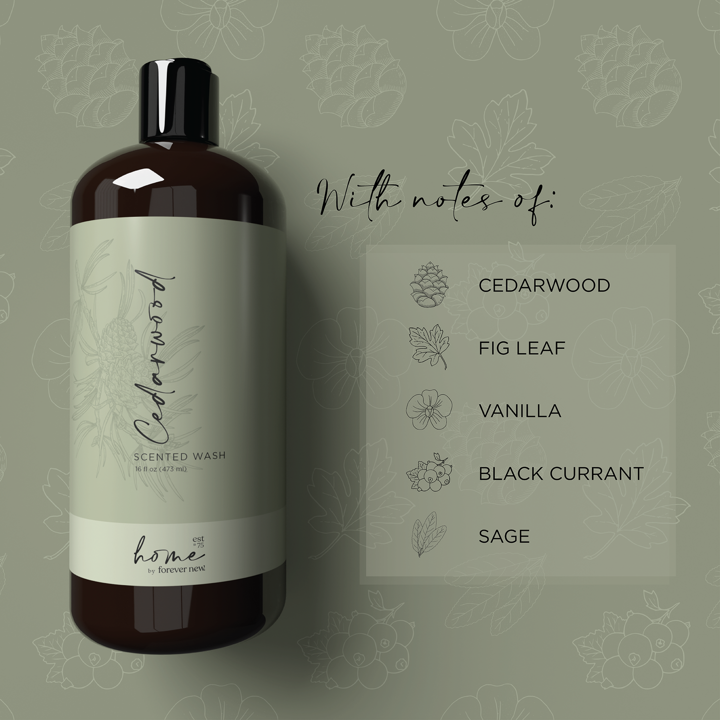 CEDARWOOD Scented Laundry Detergent