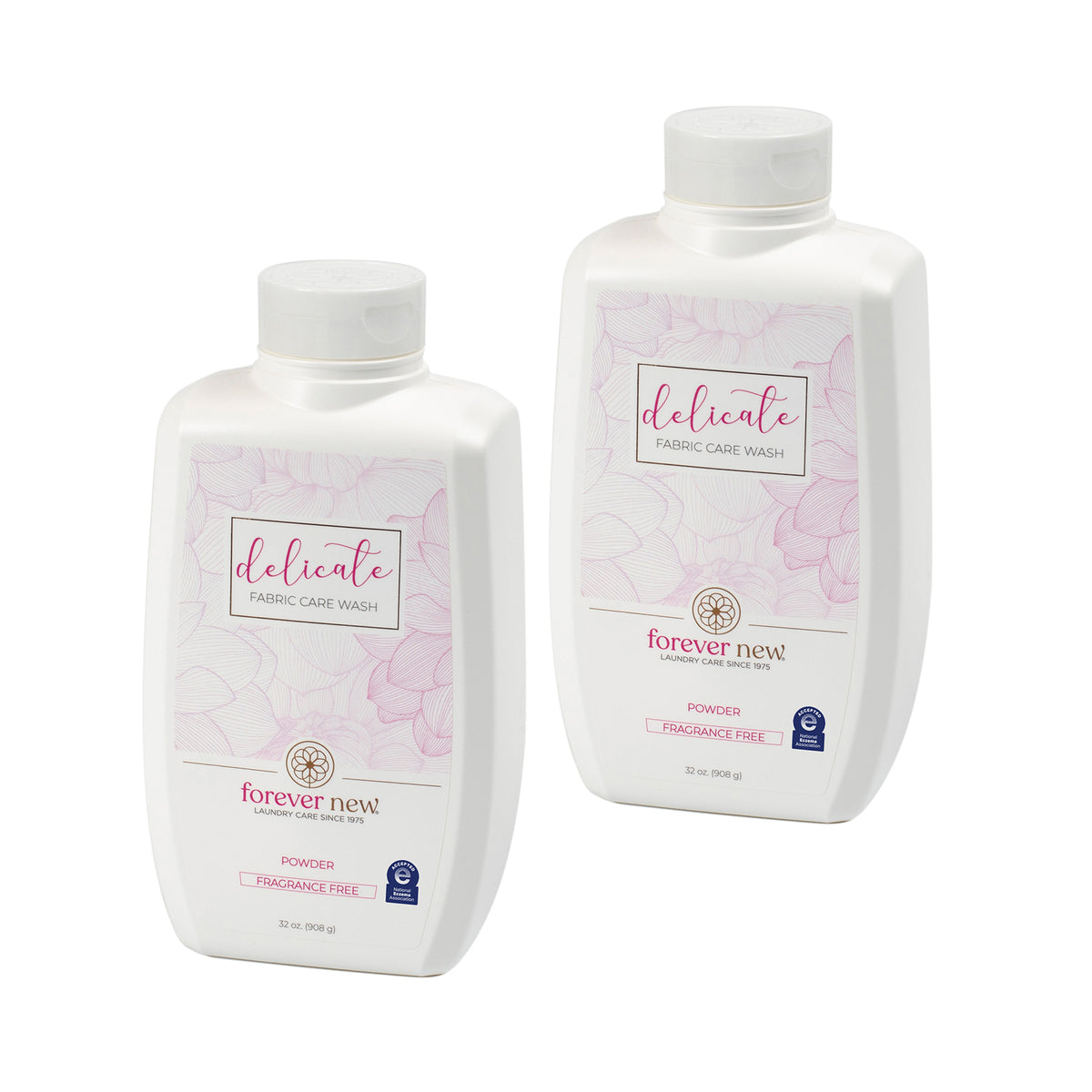 POWDER Delicate Laundry Detergent - Fragrance Free - Pack of 2