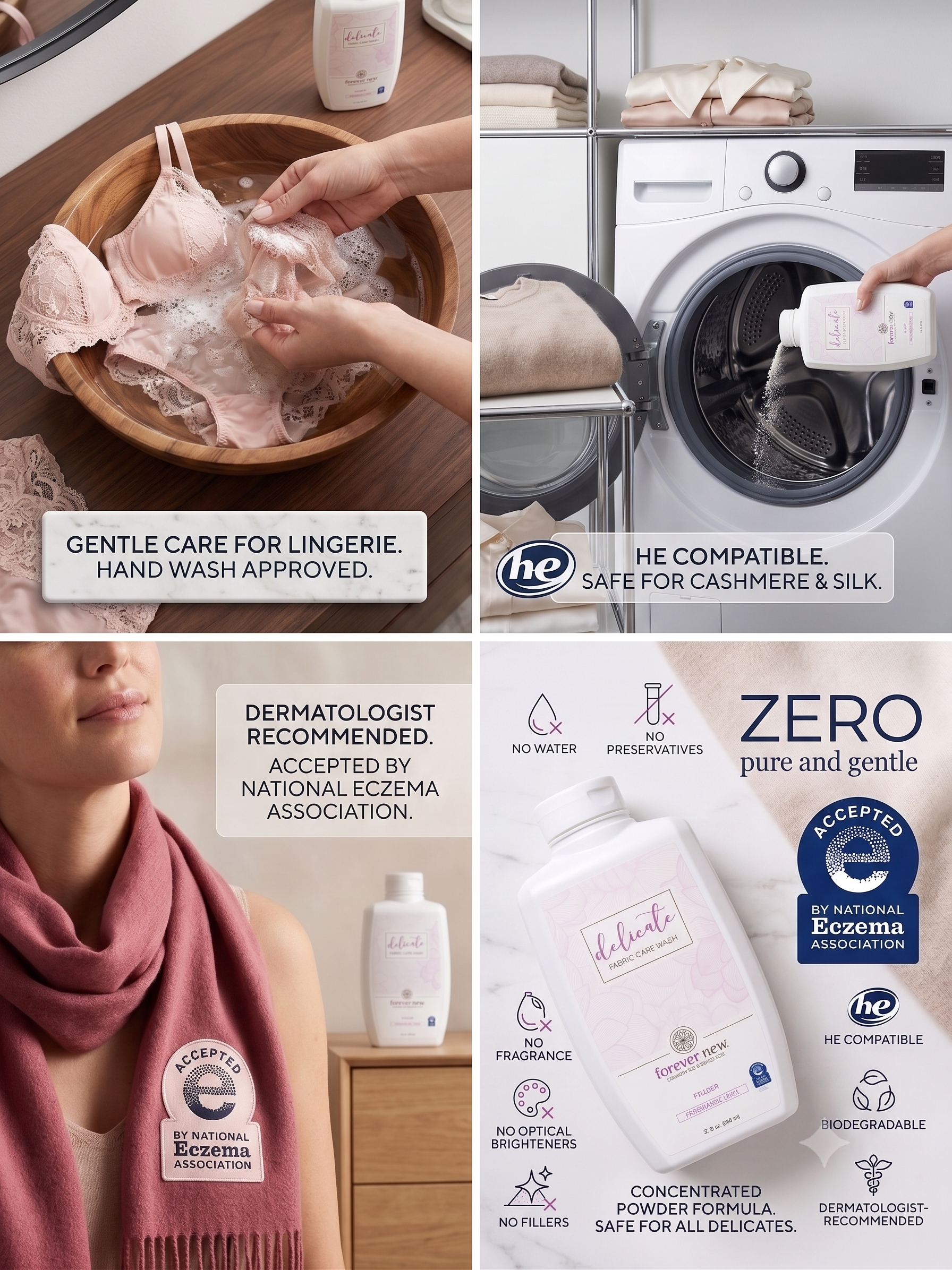 POWDER Delicate Laundry Detergent - Fragrance Free - Pack of 2