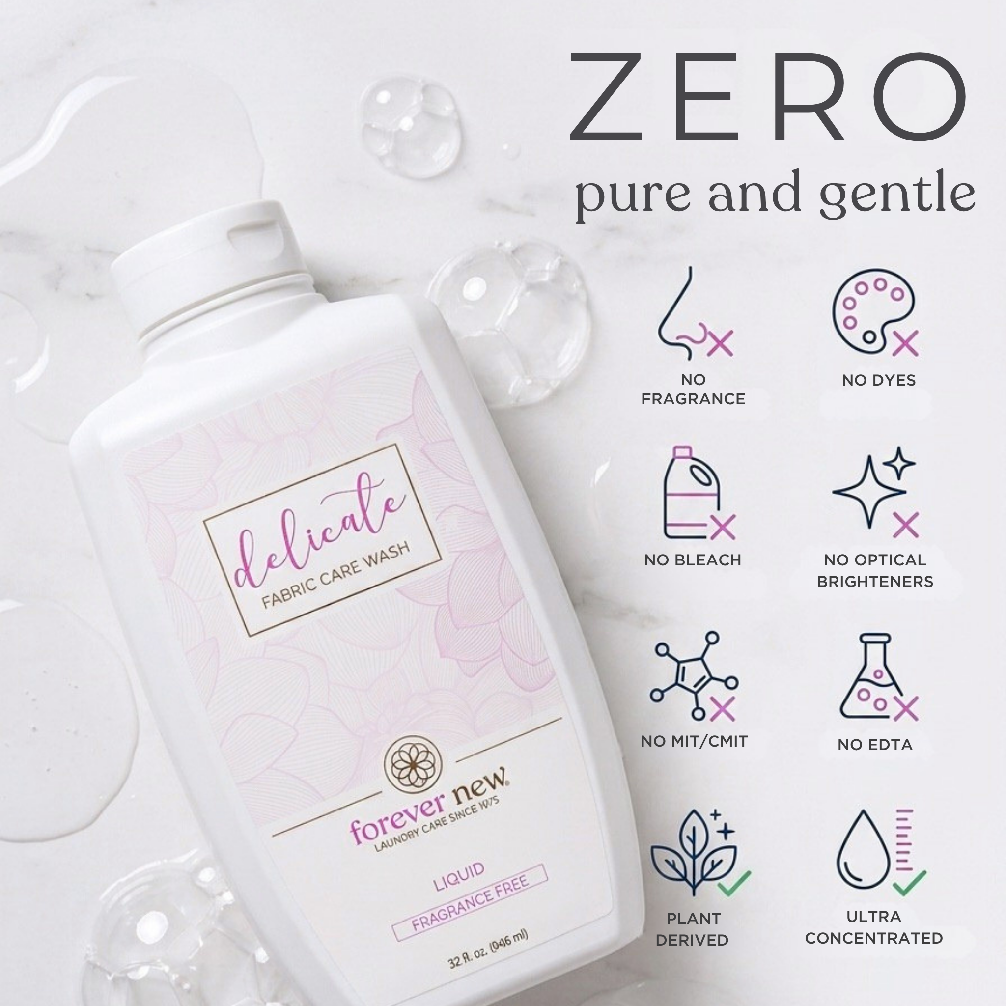 LIQUID Delicate Laundry Detergent - Fragrance Free