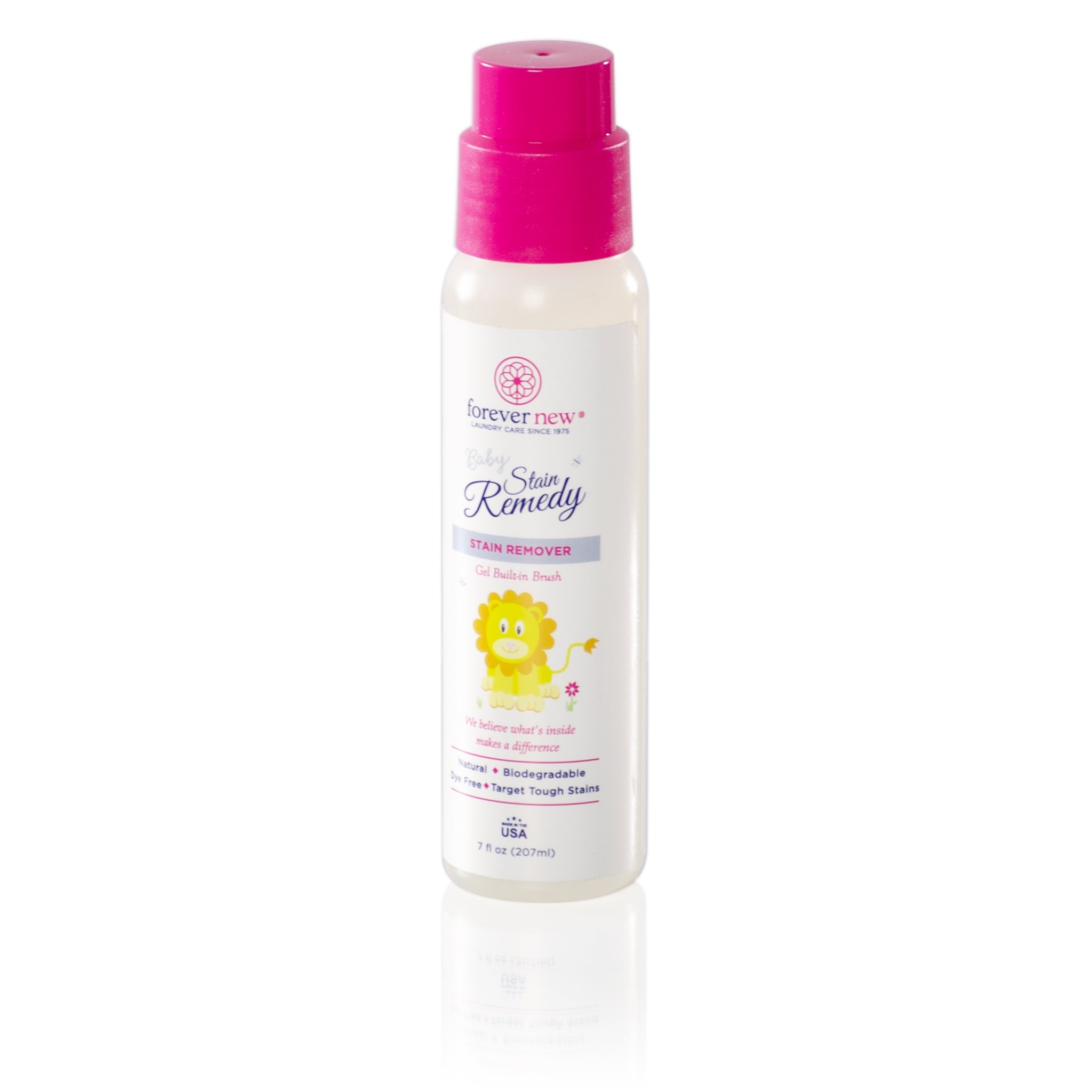forever new baby stain remover built-in brush front