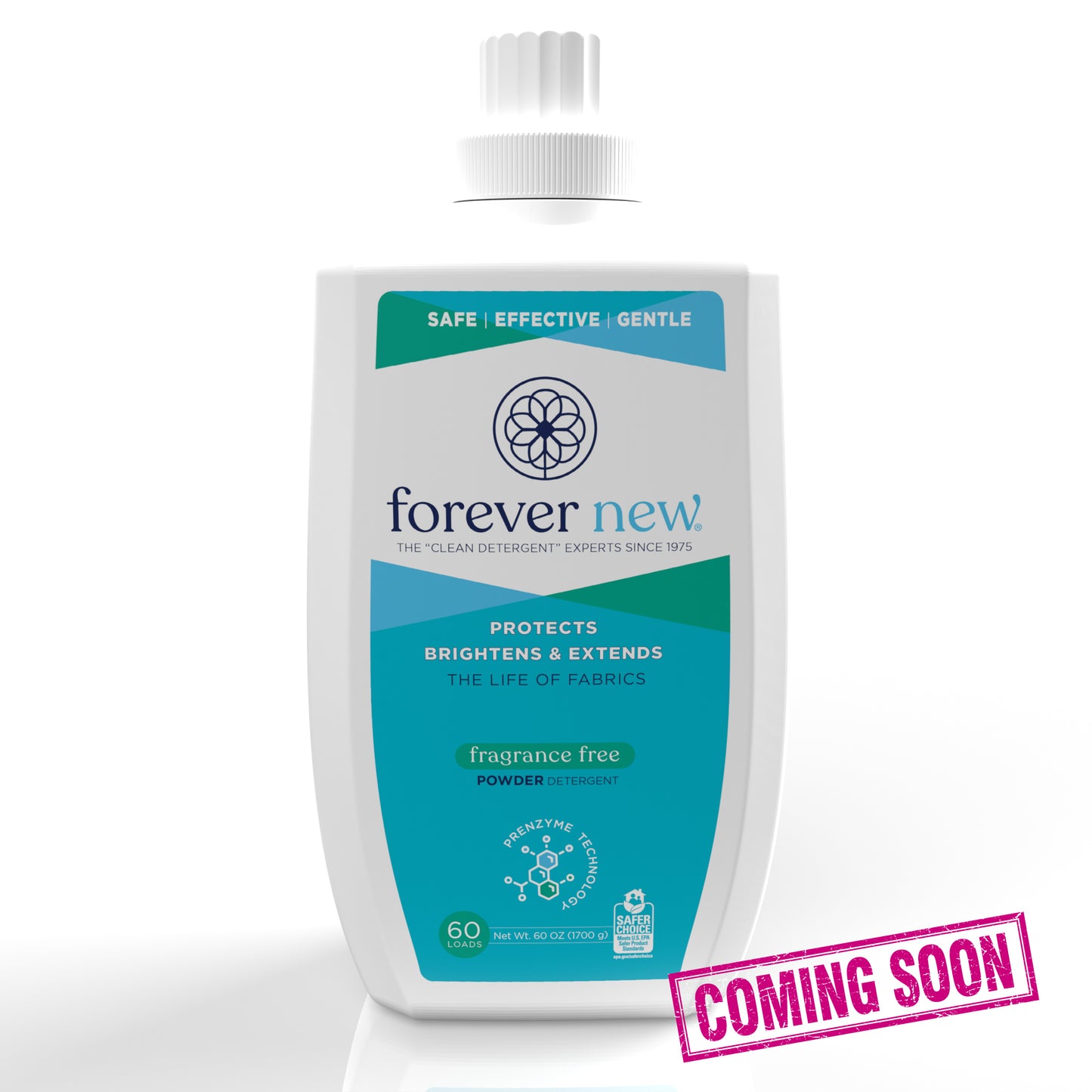 Forever New Everyday Fragrance Free Powder Detergent